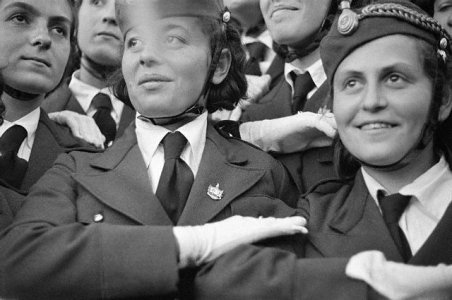 Albanian Girls' Battalion Saluting.jpg