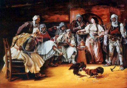 Cock_Fight_by_Paja_Jovanoviq_-_oil_.jpg