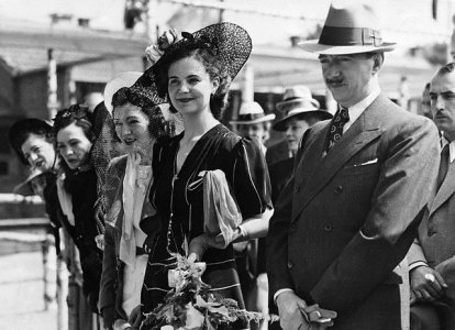 King Zog and Queen Geraldine of Albania in Sweden.jpg